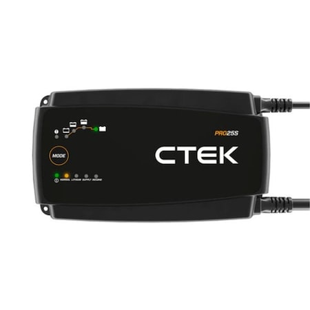 Ctek 19.6 ft. 50-60 Hz 12V Extended Charging Cable PRO25SE Battery Charger 40-327